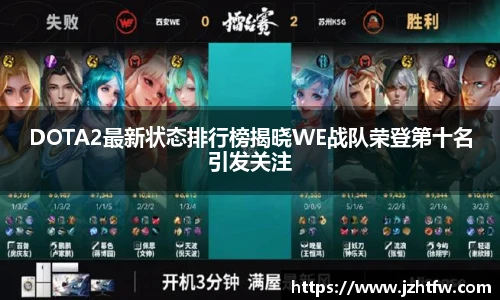 DOTA2最新状态排行榜揭晓WE战队荣登第十名引发关注